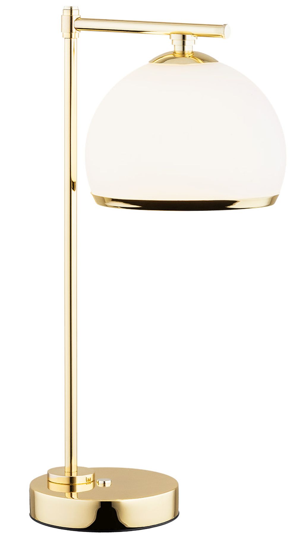 Argon Marbella Plus Tischlampe 1x15 W messing-opal 8120