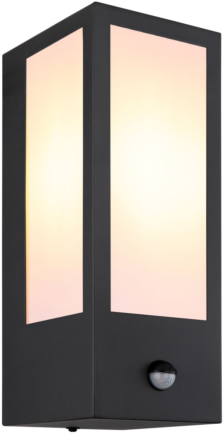 Globo Lighting Gundula Außenwandleuchte 1x60 W schwarz-opal 31980OS