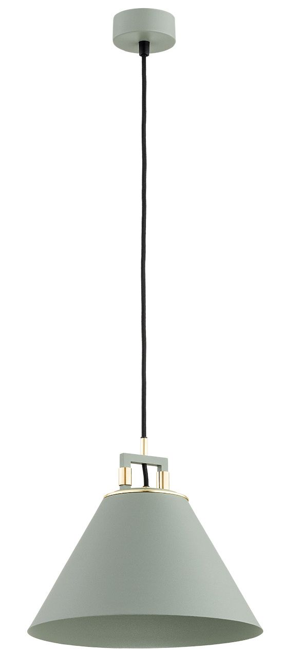 Argon Orte Pendelleuchte 1x15 W messing-grün 4916