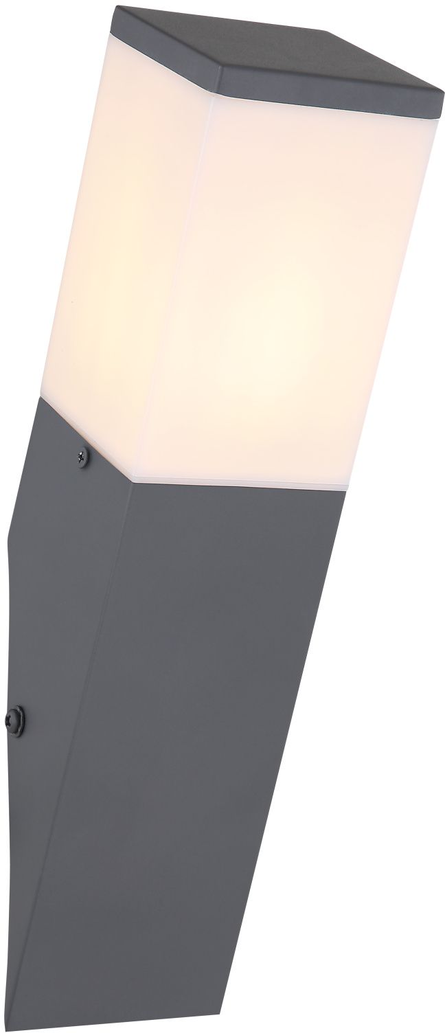Globo Lighting Herri Außenwandleuchte 1x15 W opal-anthrazit 31730
