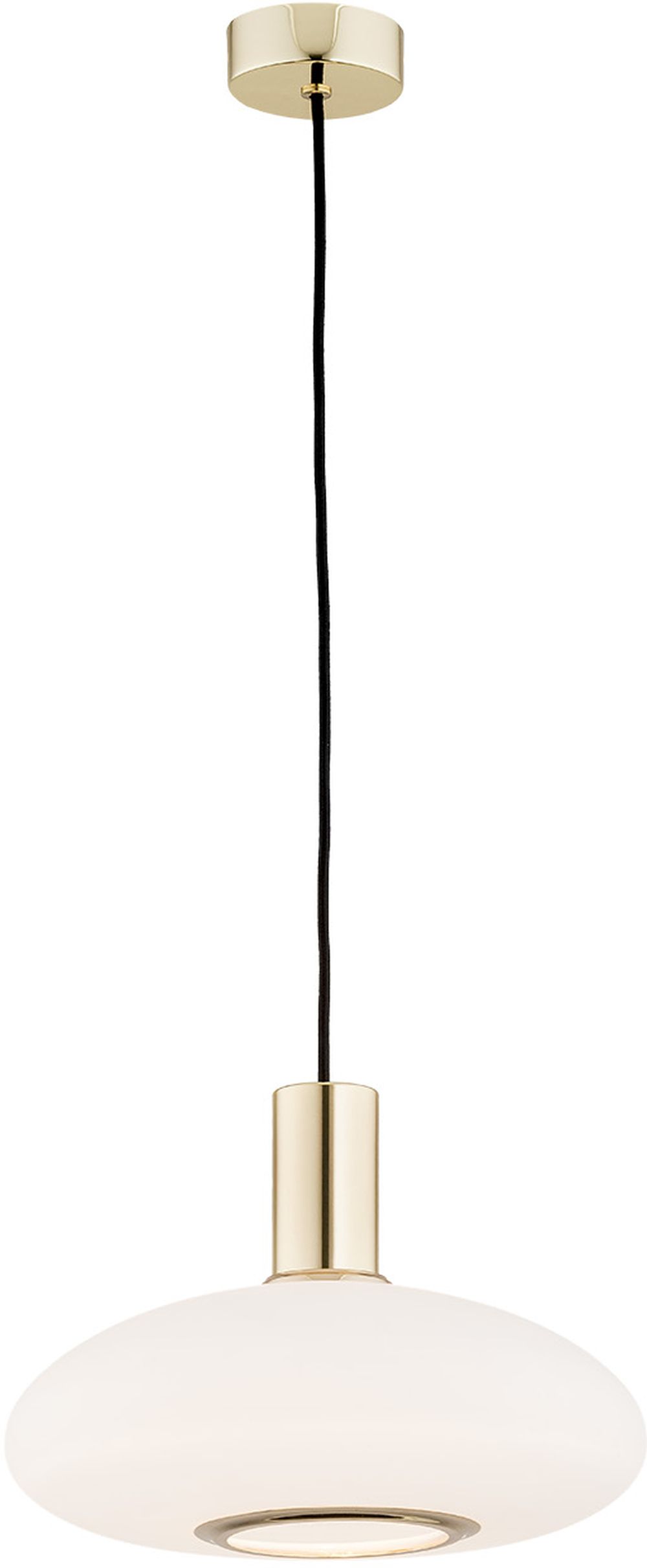 Argon Sagunto Pendelleuchte 1x15 W messing-opal 4358