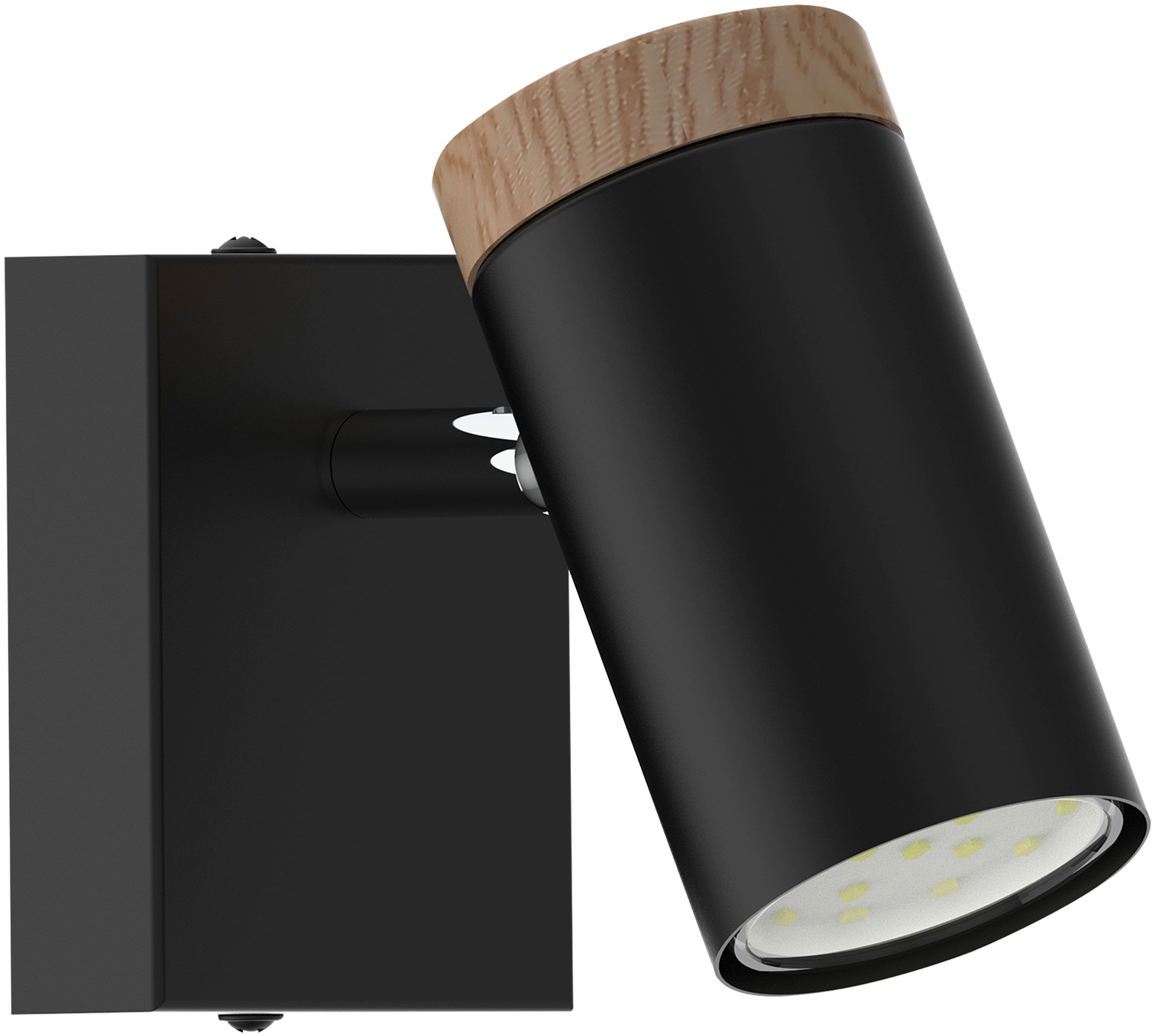 Candellux Lagos Leuchter 1x15 W schwarz-holz 91-13705