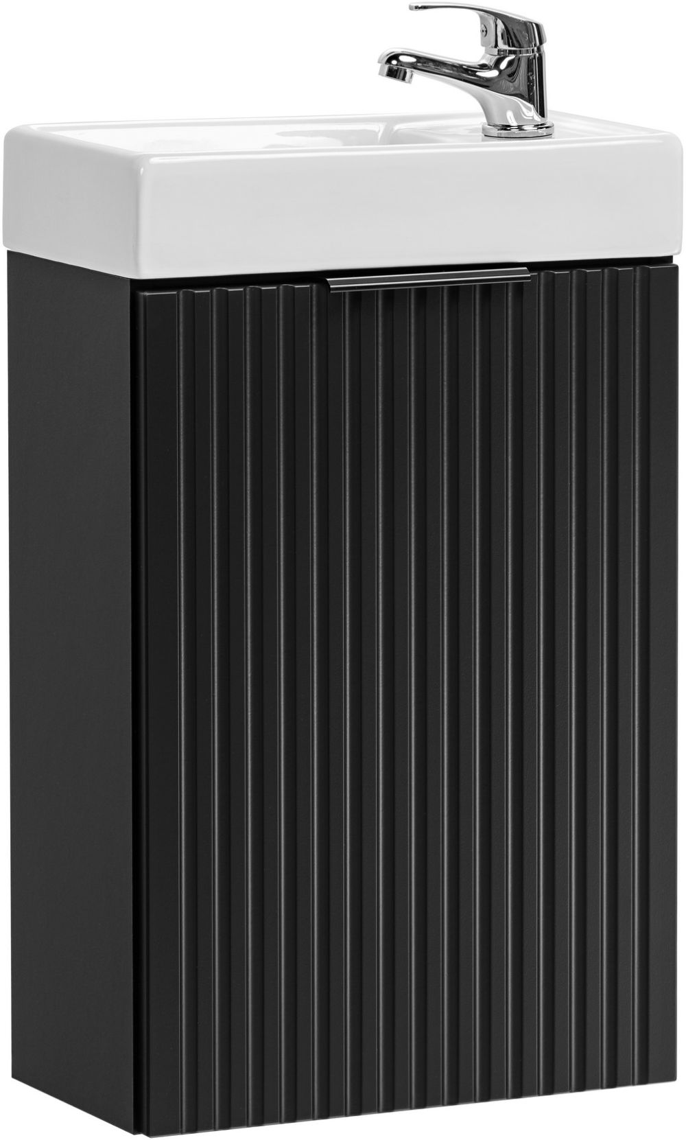 Set Kabinett Comad Adel Black ADEL BLACK 82-40-B-1D, Waschbecken Comad Veda UM-VEDEA40