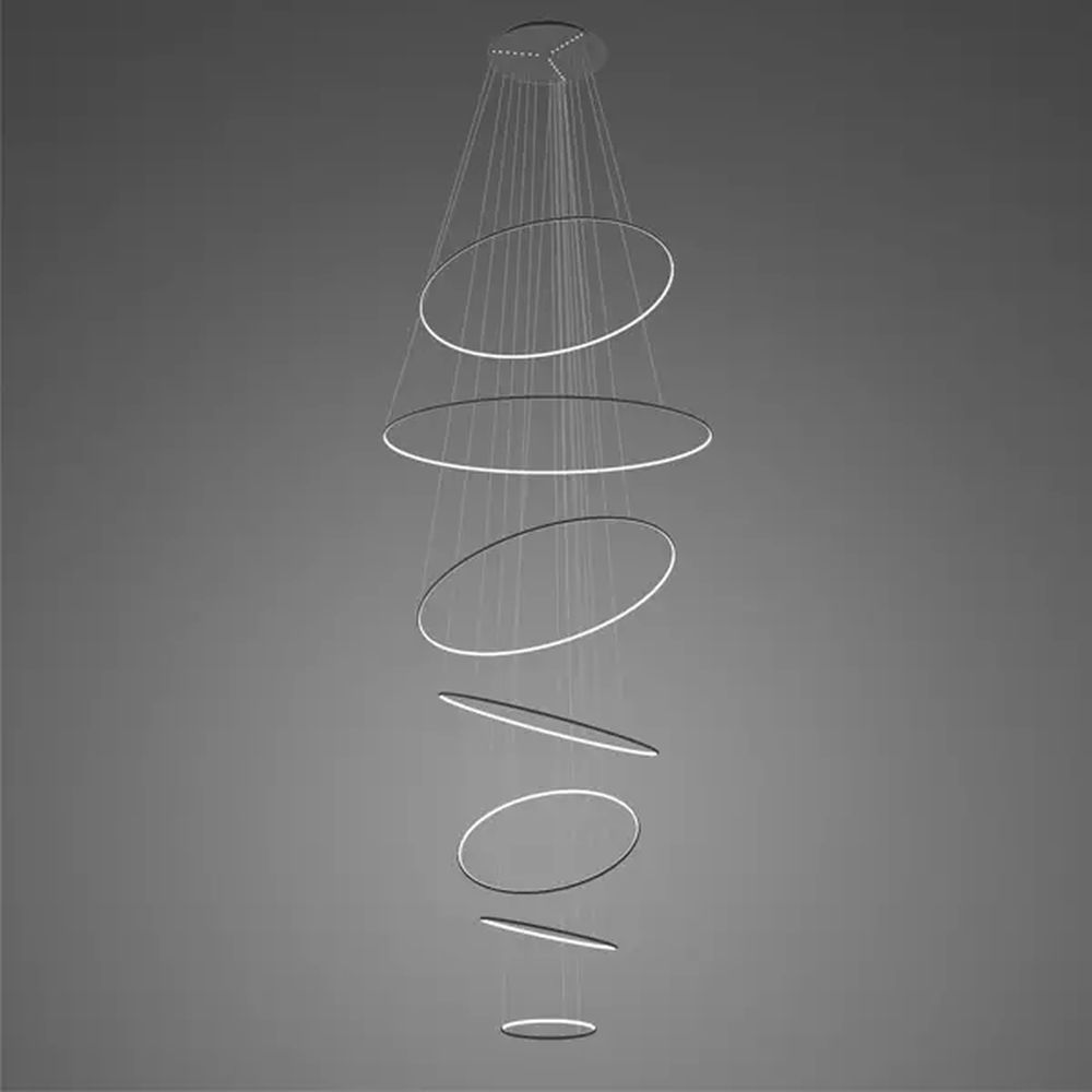 Altavola Design Ledowe Okręgi Pendelleuchte x245 W schwarz LA087/P_150_in_3k_black_dimm