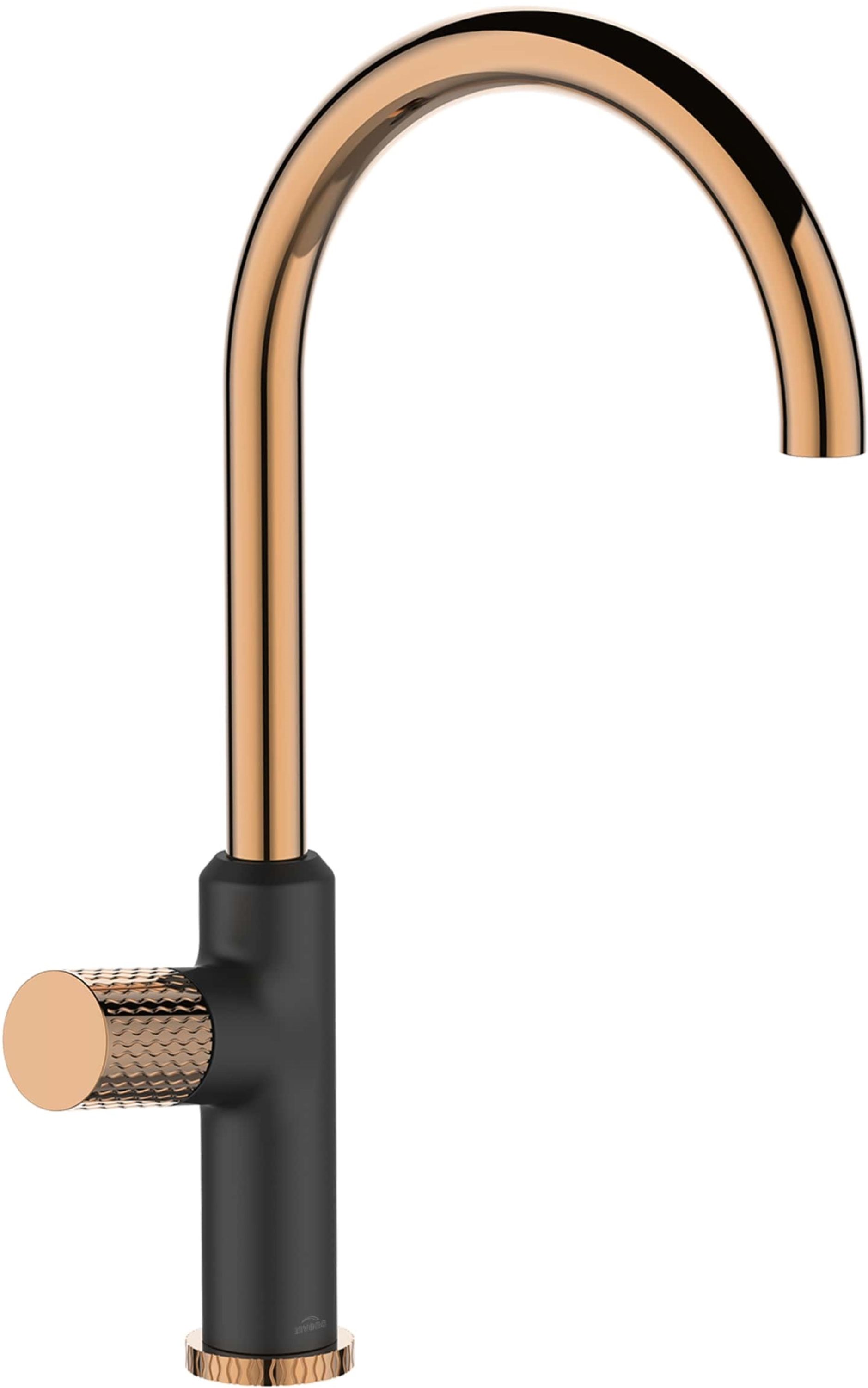 Invena Moonlight küchenarmatur stehend schwarz-gold/altgold BZ77014V