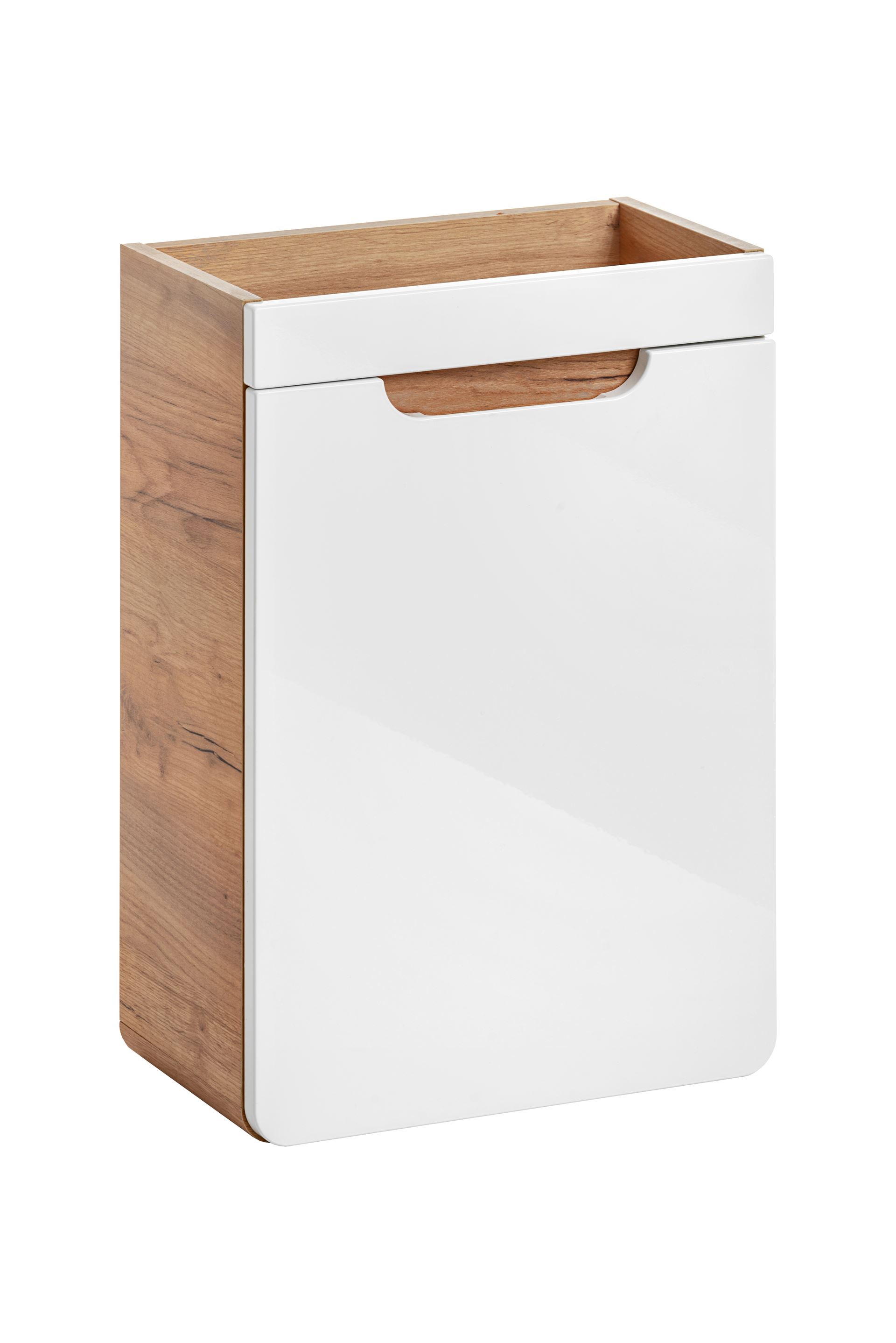 Comad Aruba White Kabinett 40x22x60 cm Unterschrank hängend weiß-eiche ARUBAWHITE826FSC