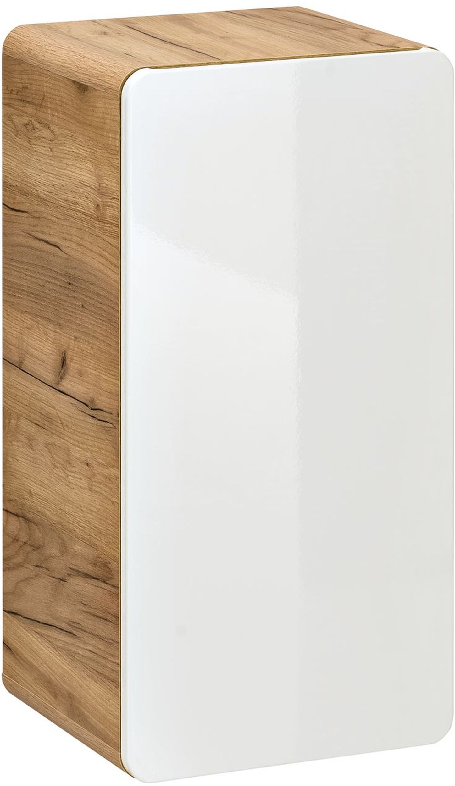 Comad Aruba White Kabinett 35x32x68 cm Seitenschrank hängend weiß-eiche ARUBAWHITE810FSC