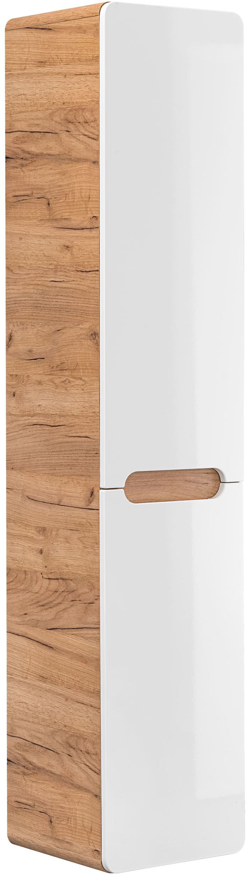 Comad Aruba White Kabinett 35x35x170 cm Seitenschrank hängend weiß-eiche ARUBAWHITE804FSC