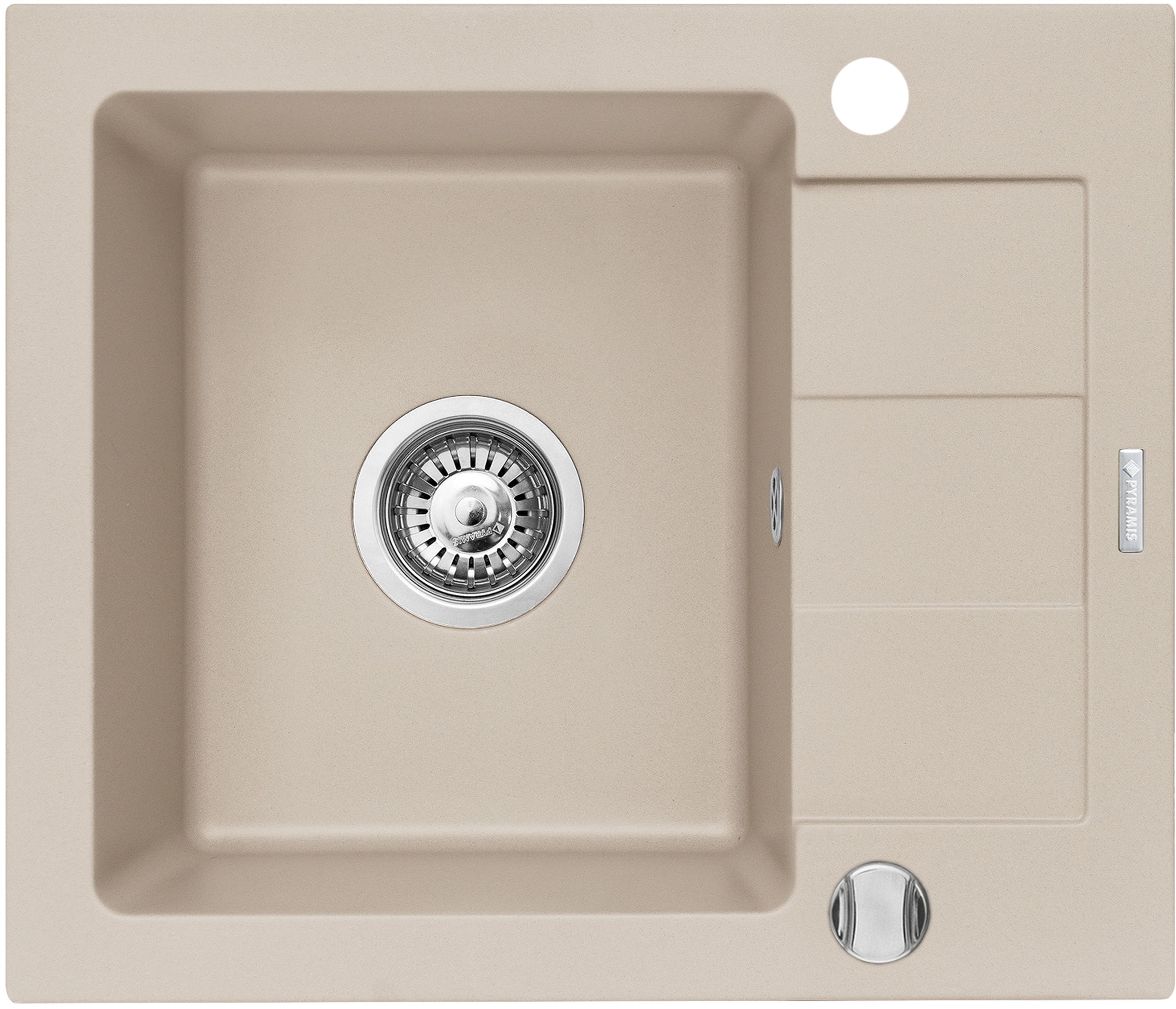 Pyramis Sparta Mini Granitspüle 56x46 cm beige 070179312