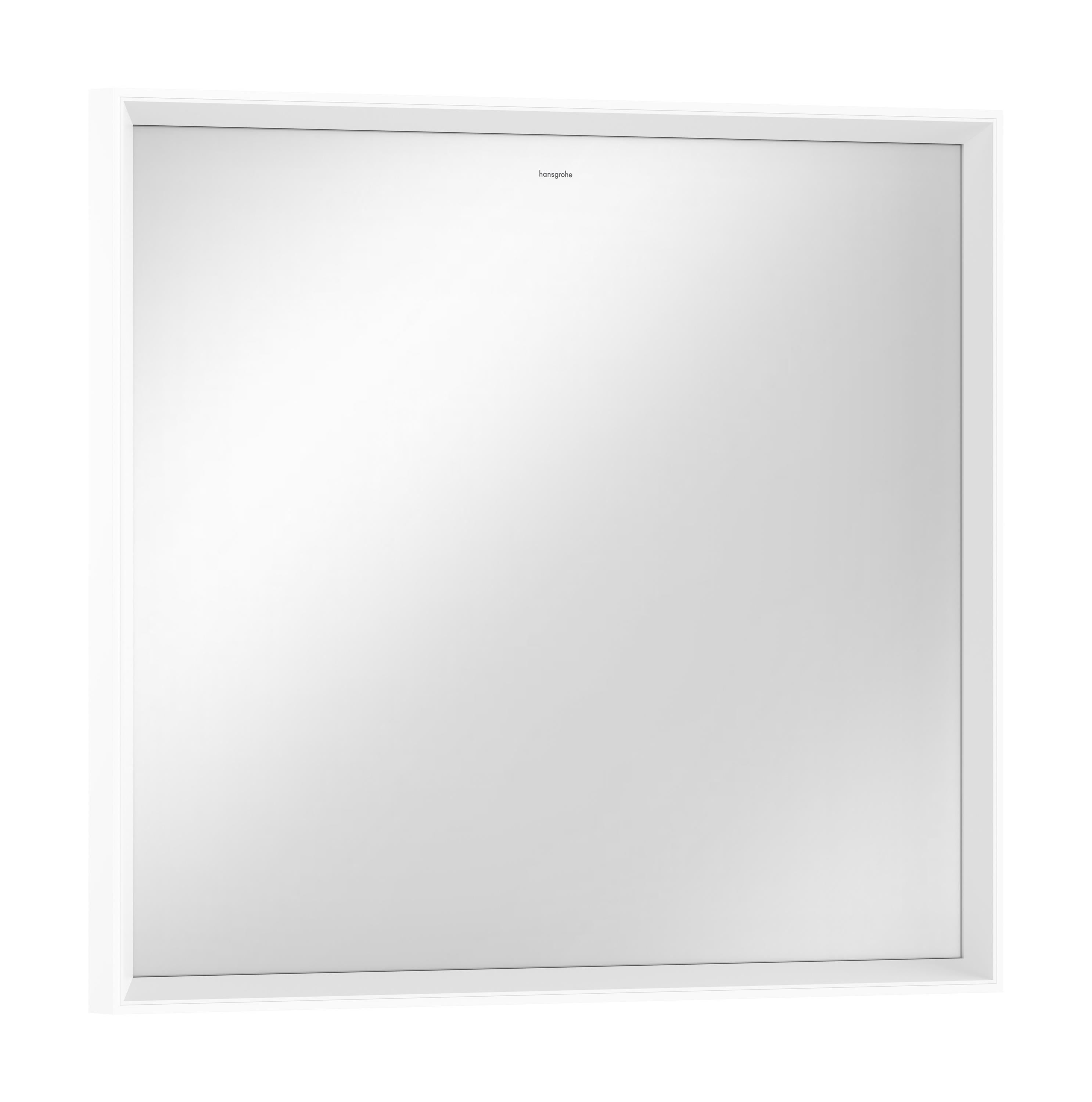Hansgrohe Xarita E Spiegel 80.6x70.6 cm rechteckig mit Beleuchtung mit Spiegelheizung weiß 54996700