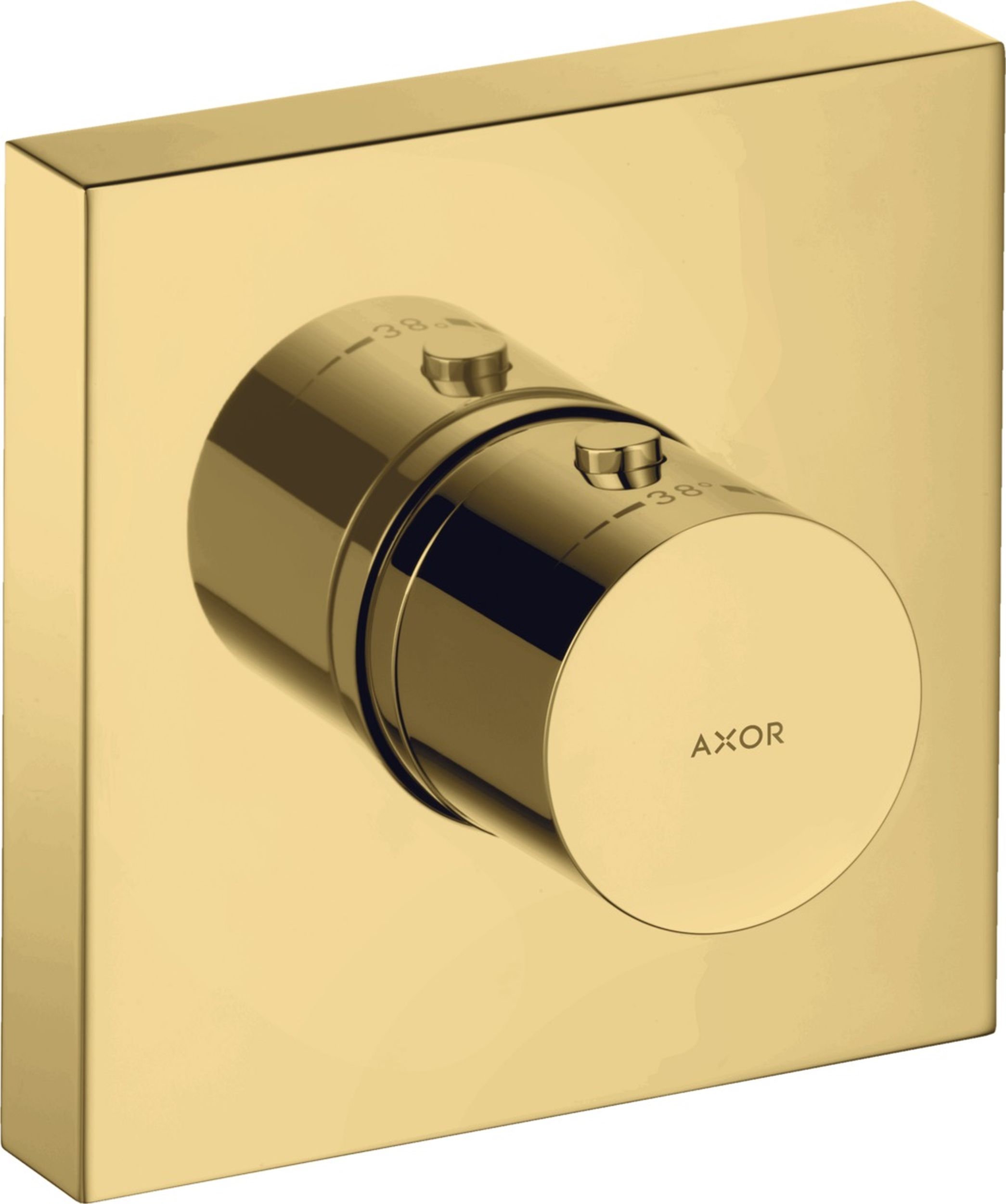 Axor ShowerSolutions Duschbatterie Unterputz mit Thermostat gold 10755990