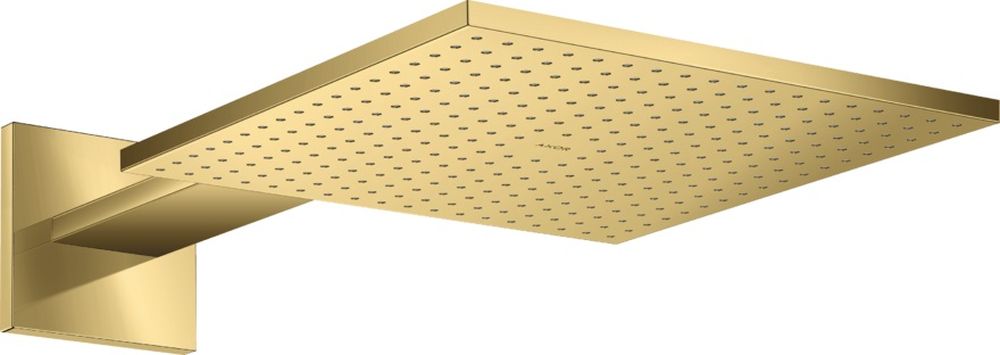 Axor ShowerSolutions Kopfbrause mit Arm 30x30 cm quadratisch gold 35318990