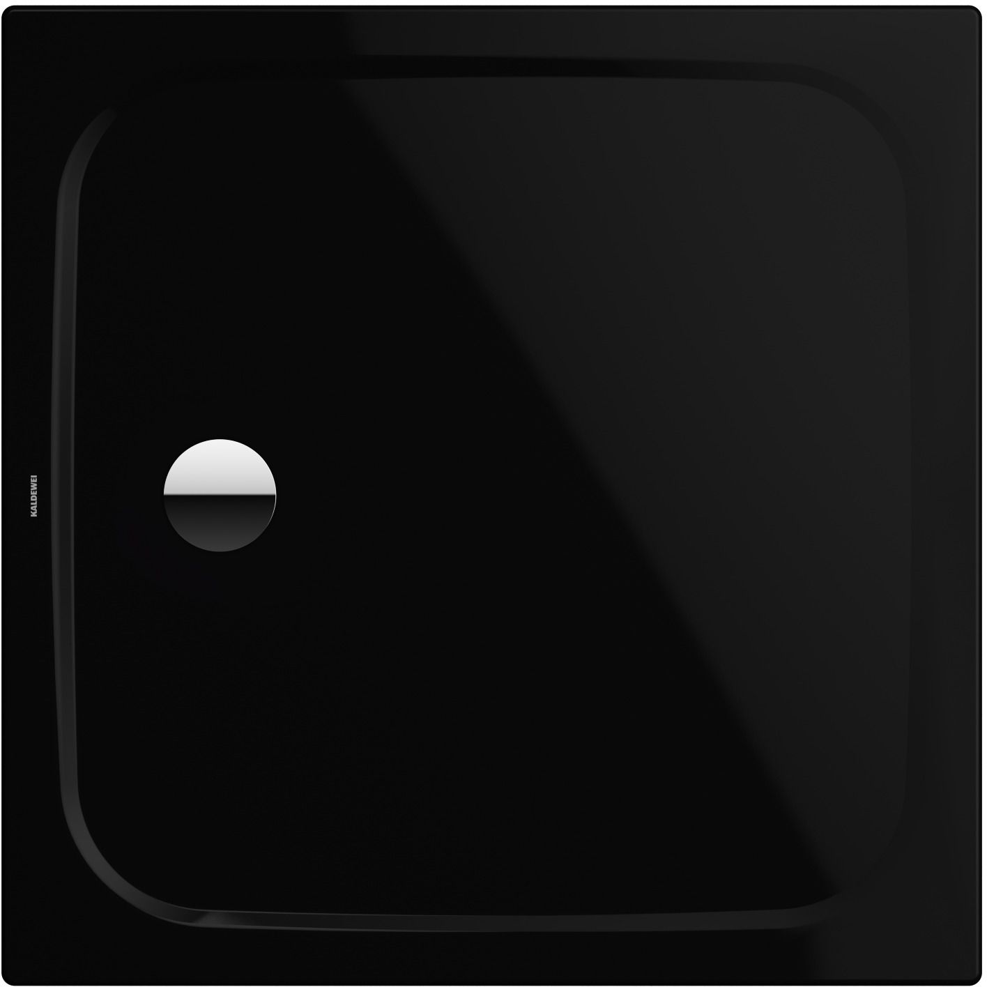 Kaldewei Cayonoplan Quadratische Duschwanne 90x90 cm schwarz 361447980701