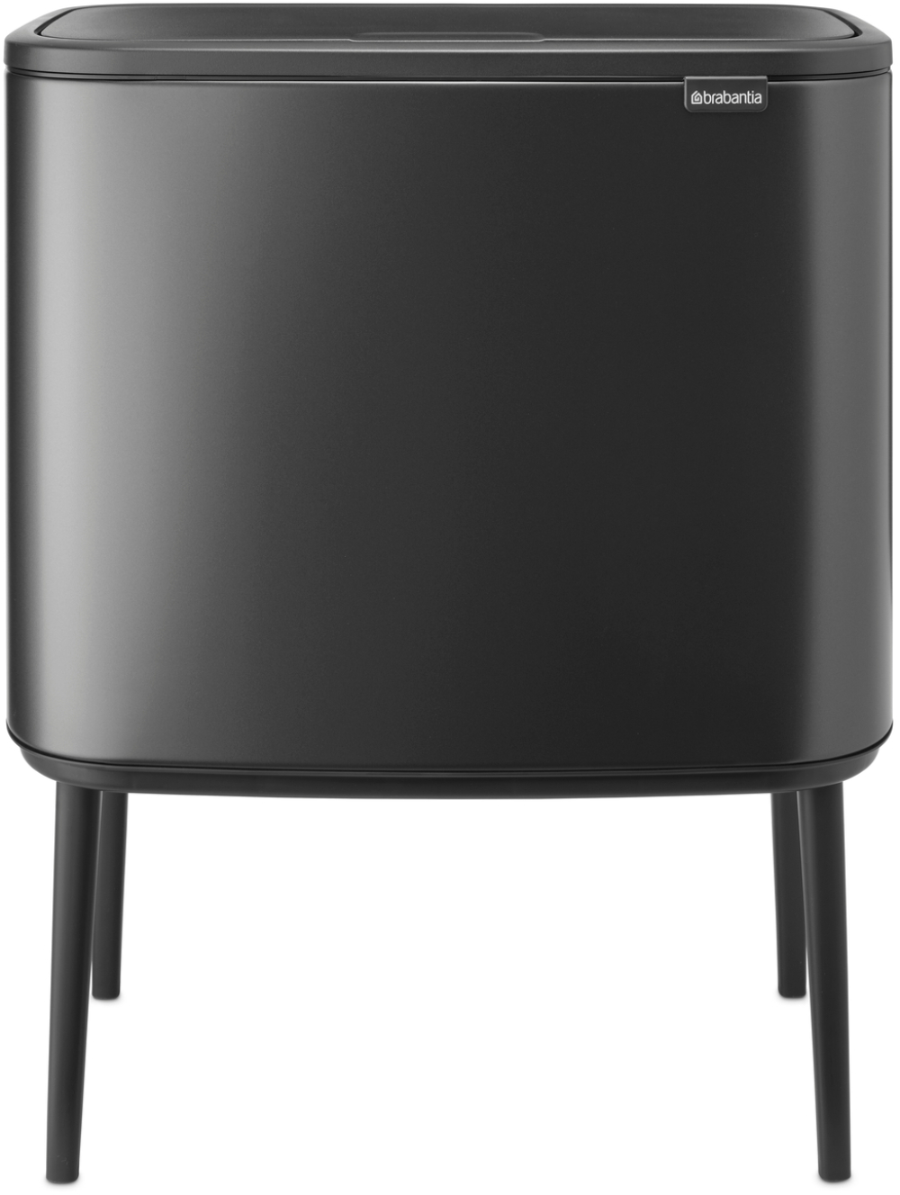 Brabantia Bo Papierkorb 36 l schwarz-grau 233562