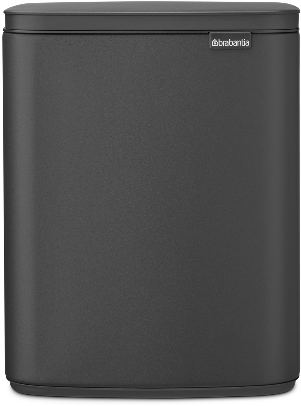 Brabantia Bo Papierkorb 12 l schwarz-grau 233746