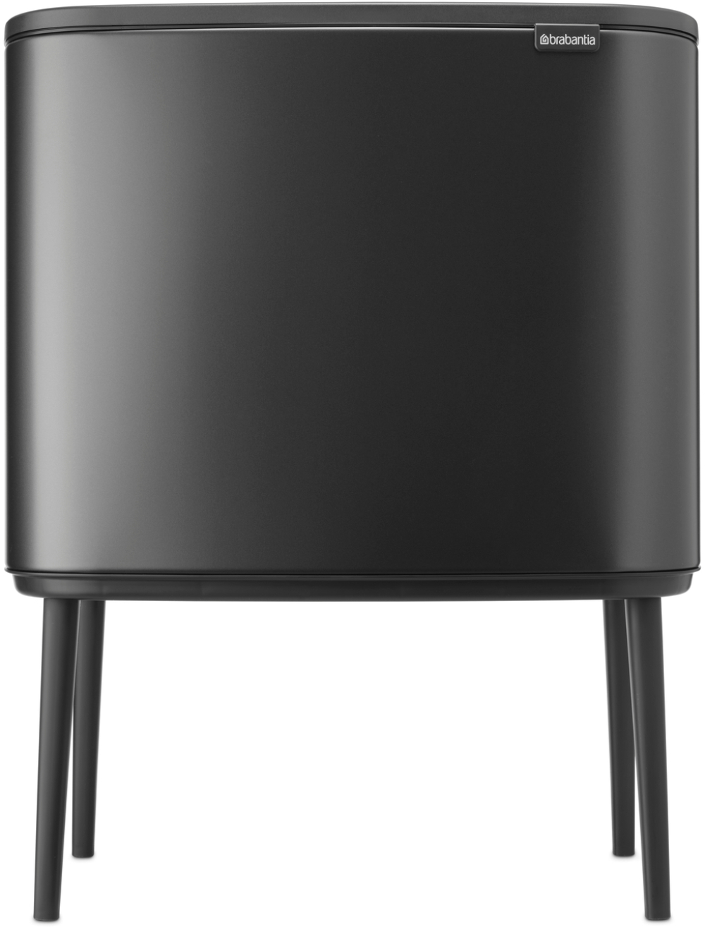 Brabantia Bo Papierkorb 23 l schwarz-grau 233548