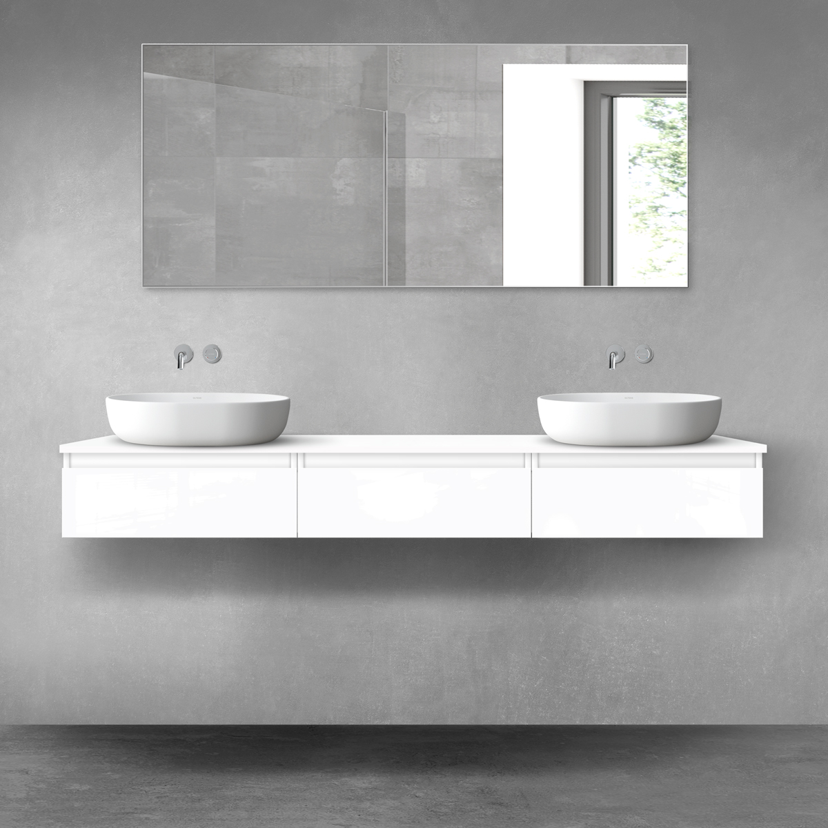 Set Kabinett Oltens Vernal 60009000, Naphtha-Arbeitsplatte Oltens Vernal 63009000