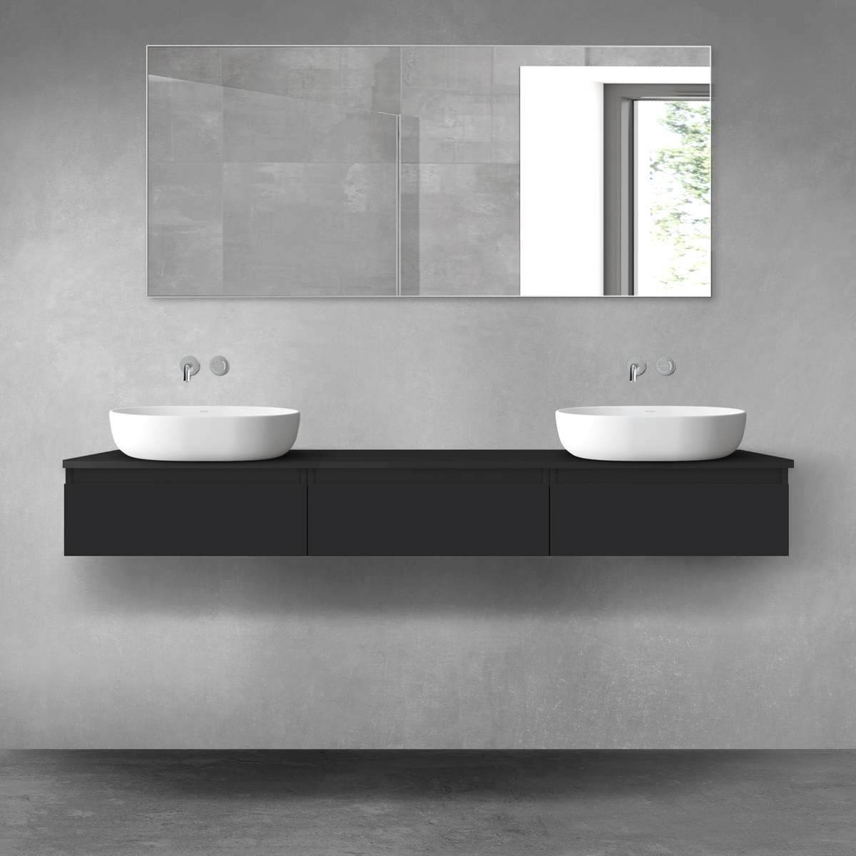 Set Kabinett Oltens Vernal 60009300, Naphtha-Arbeitsplatte Oltens Vernal 63009300