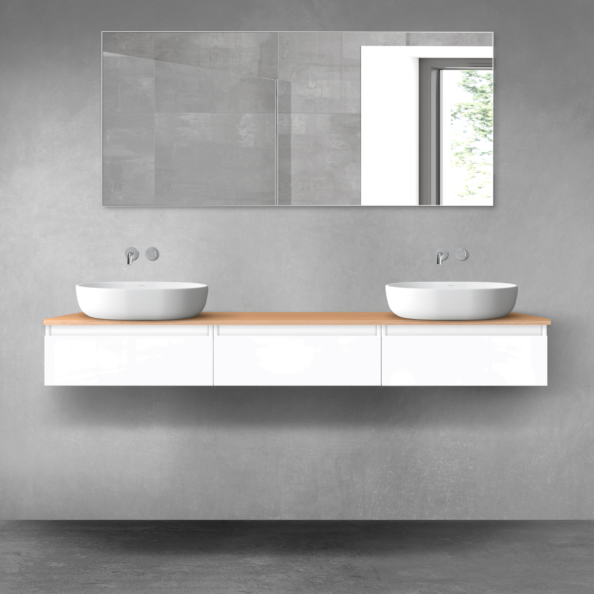 Set Kabinett Oltens Vernal 60009000, Naphtha-Arbeitsplatte Oltens Vernal 63009060