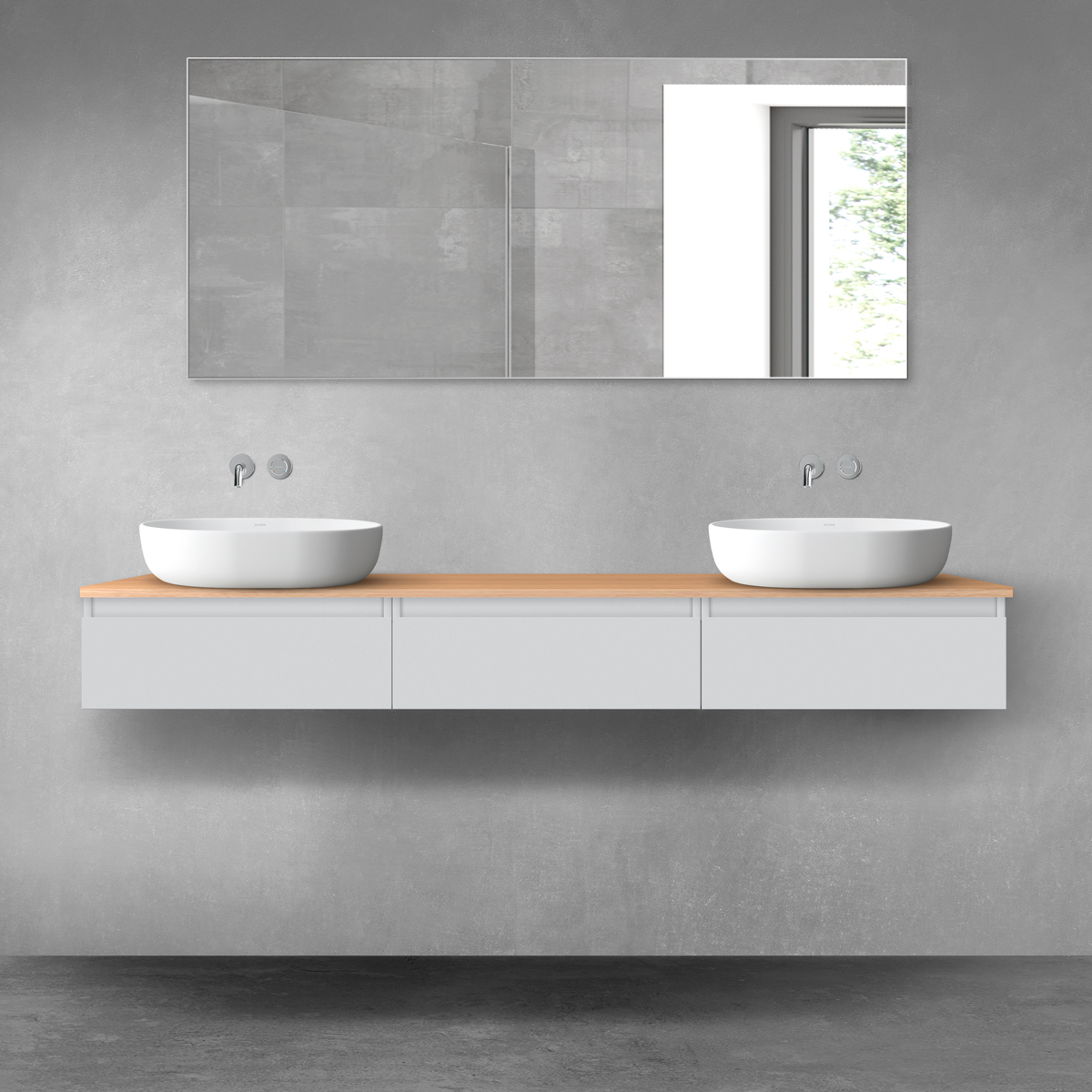 Set Kabinett Oltens Vernal 60009700, Naphtha-Arbeitsplatte Oltens Vernal 63009060