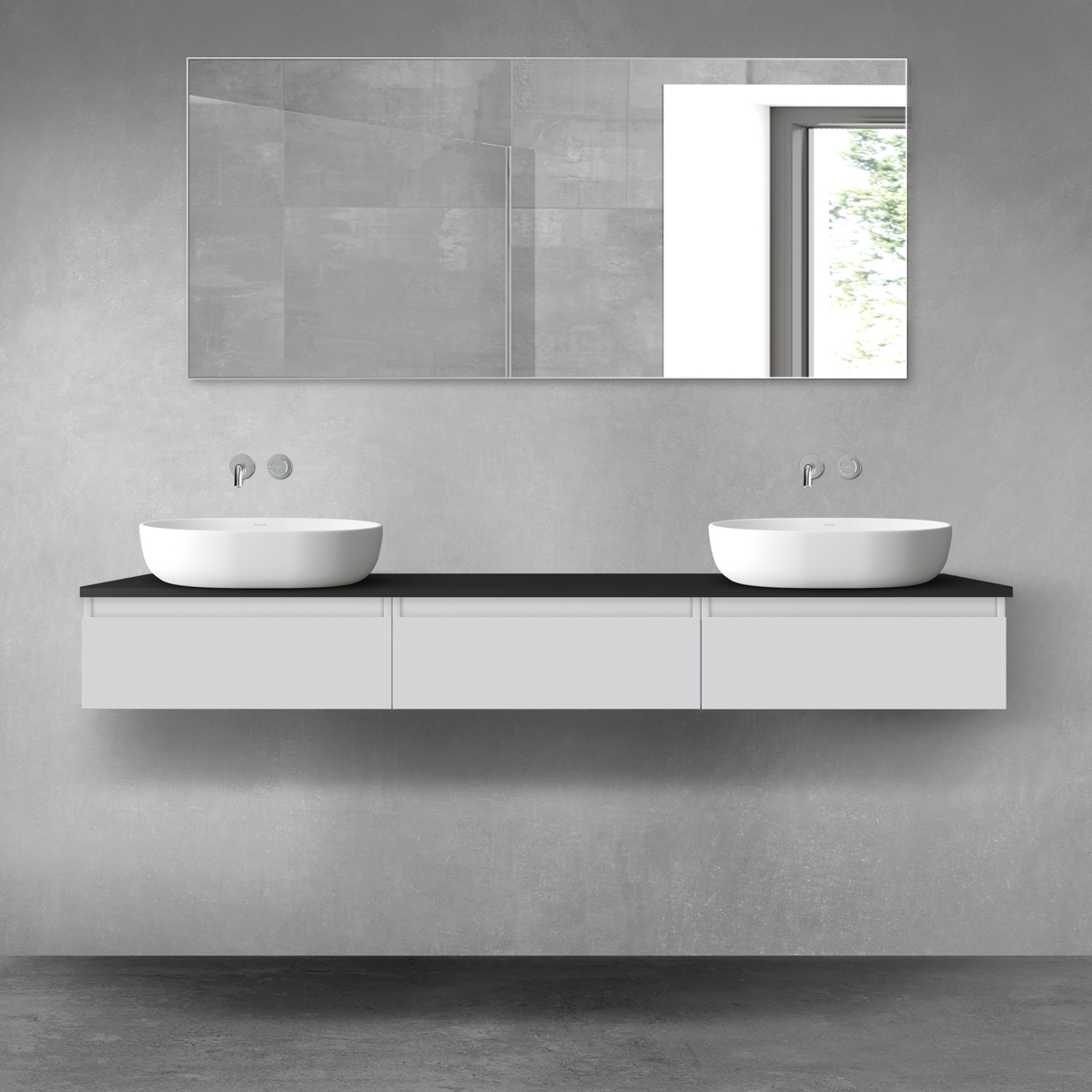 Set Kabinett Oltens Vernal 60009700, Naphtha-Arbeitsplatte Oltens Vernal 63009300