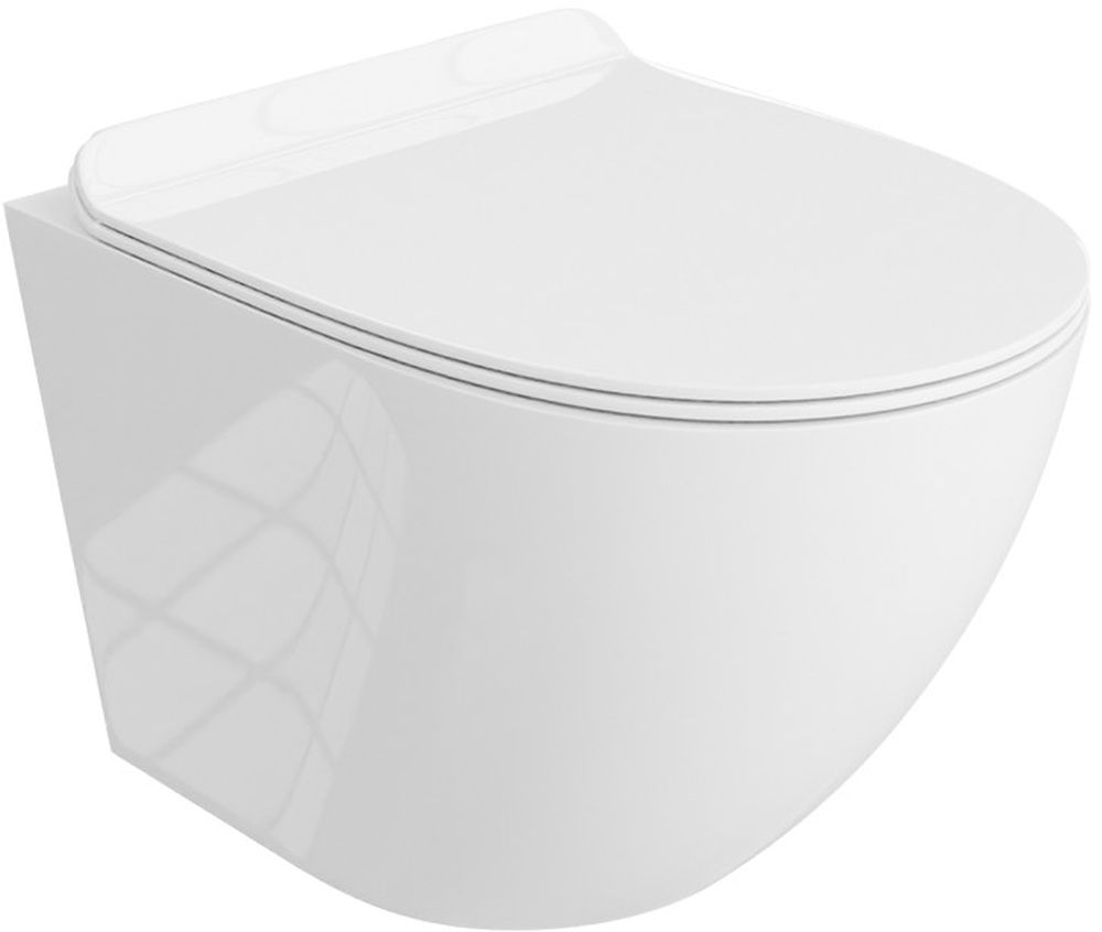 LaVita Lio WC-Becken hängend Spülrandlos weiß Glanz 5908211414614