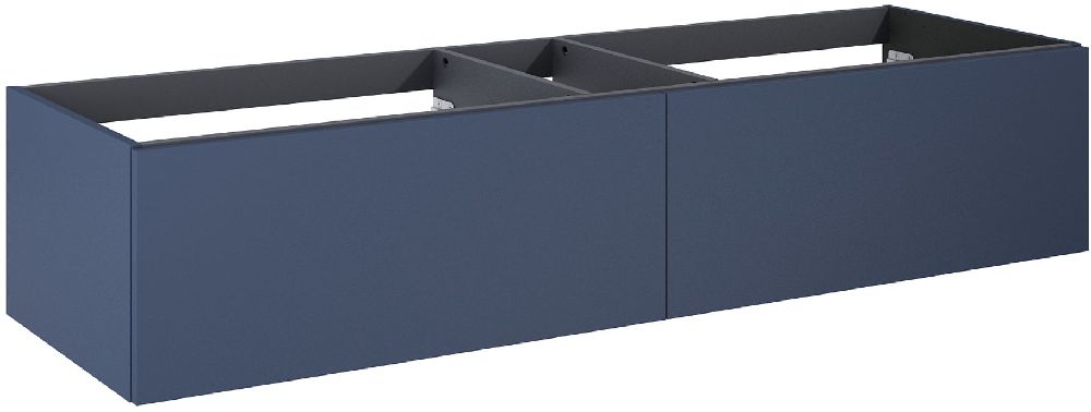 Elita Look Slim Kabinett 160x44.9x31.8 cm Unterschrank hängend blau RE081604027030