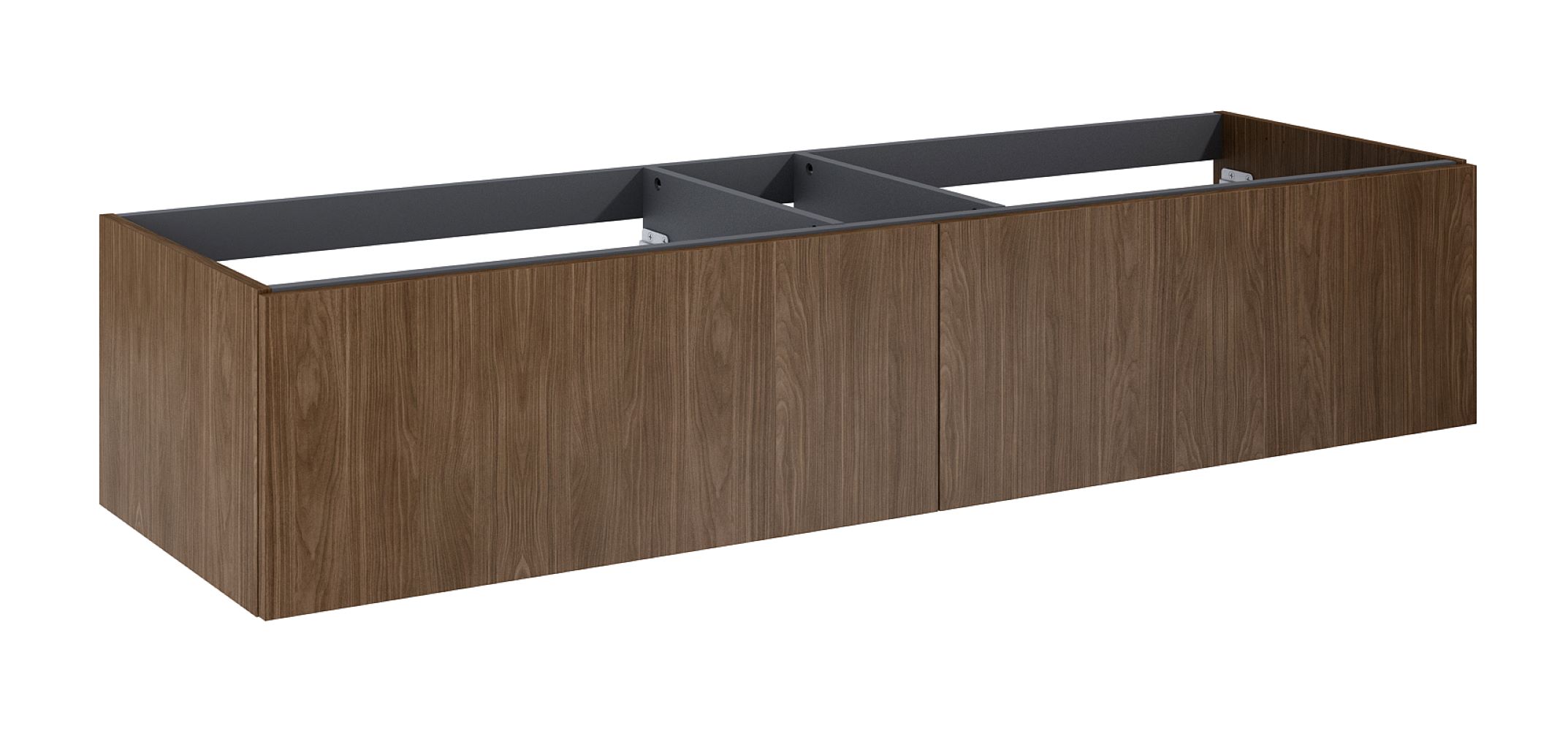 Elita Look Slim Kabinett 160x44.9x31.8 cm Unterschrank hängend nuss RE081604027060