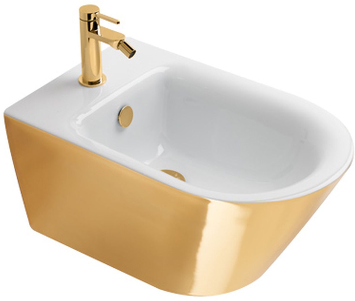 Catalano Gold & Silver bidet hängend zweifarbig 0118551042