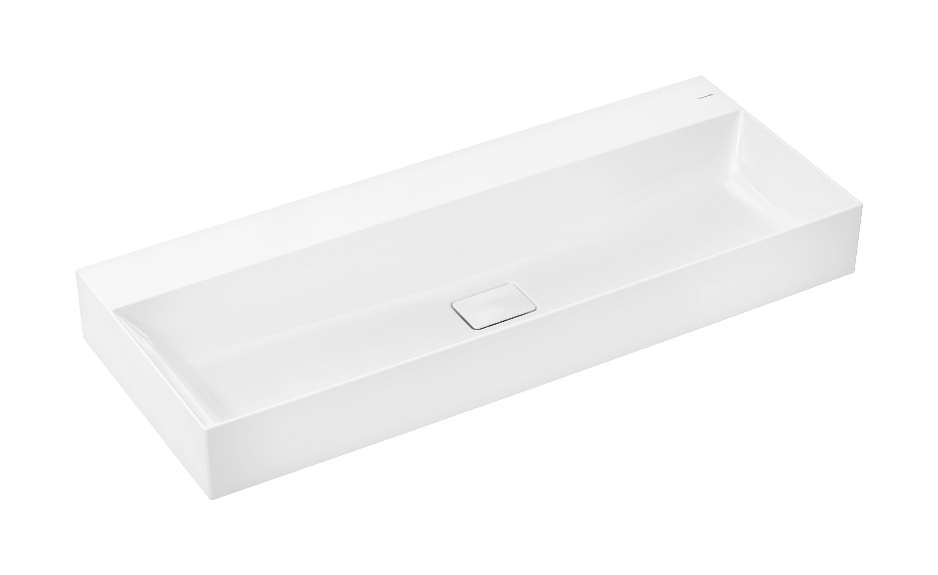 Hansgrohe Xevolos E Waschbecken 120x48 cm rechteckig Klassisch-Möbel weiß 61105450