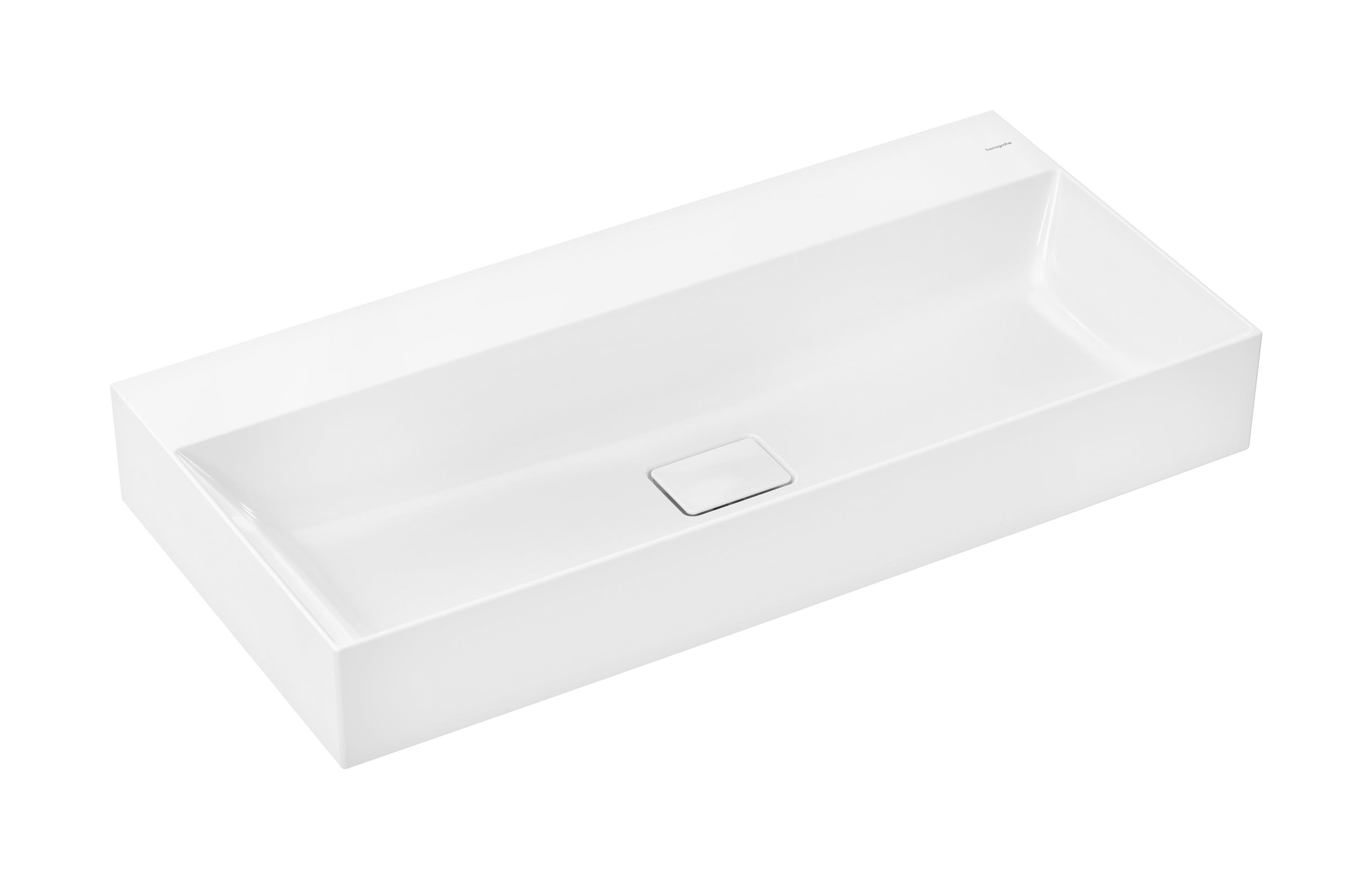 Hansgrohe Xevolos E Waschbecken 100x48 cm rechteckig Klassisch-Möbel weiß 61101450