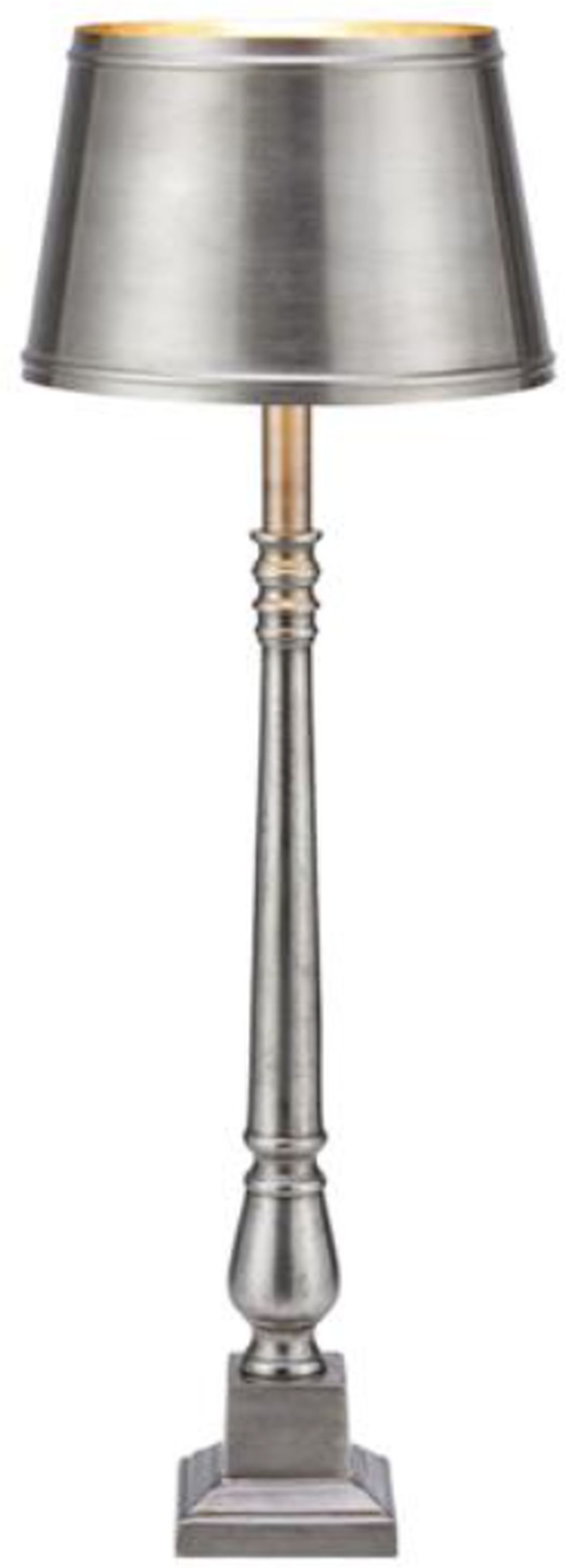 Markslöjd Metallo Tischlampe 1x40 W silber 108775