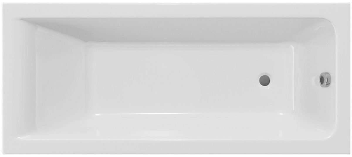 Excellent Savia Rechteckige Badewanne 170x70 cm weiß WANL.SAV17WH