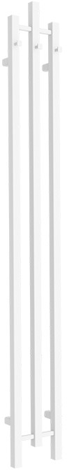 LaVita Calentador Badezimmerheizkörper 162x20.5 cm weiß 5904194692223