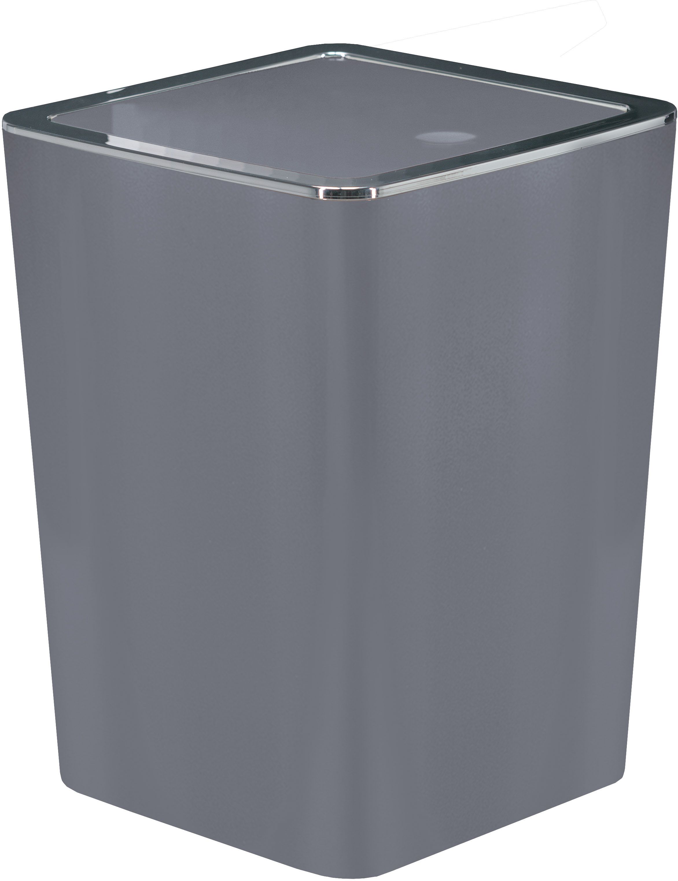 Kleine Wolke Match Papierkorb 5 l grau 8484977858