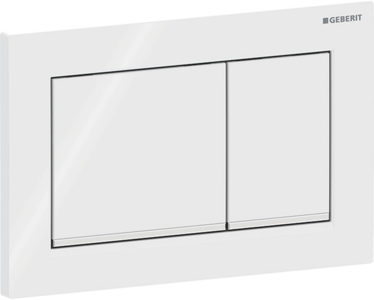 Geberit Omega20 Betätigungsplatte für Toilette weiß 115.080.01.1