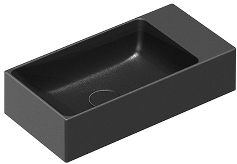Catalano Verso Waschbecken 50x25 cm rechteckig Klassisch schwarz 0220520022