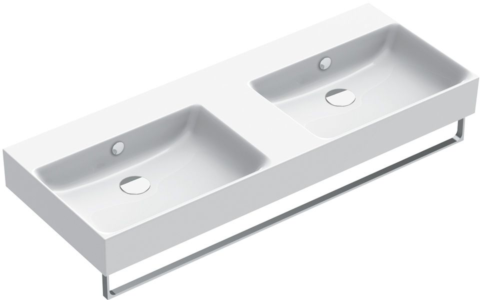 Catalano New Premium Waschbecken 120x47 cm rechteckig Klassisch-Aufsatzwaschbecken weiß 0221220001