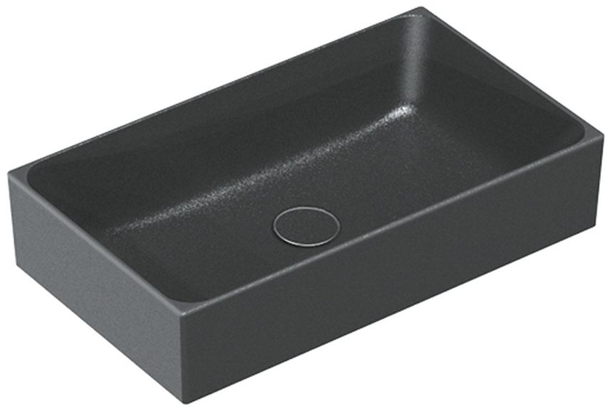 Catalano Verso Waschbecken 60x35 cm rechteckig Aufsatzwaschbecken schwarz 0222600022