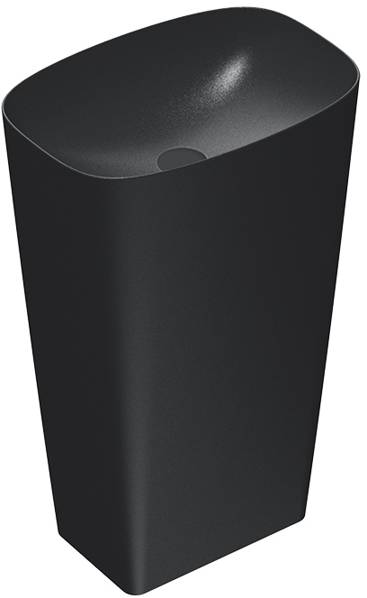 Catalano Colori Waschbecken 55x38 cm oval Freistehend schwarz 0428550022