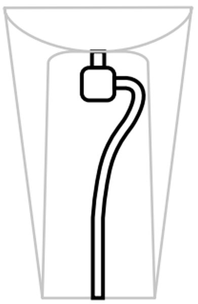 Catalano Siphon für das Waschbecken Rohr chrom 0454510061