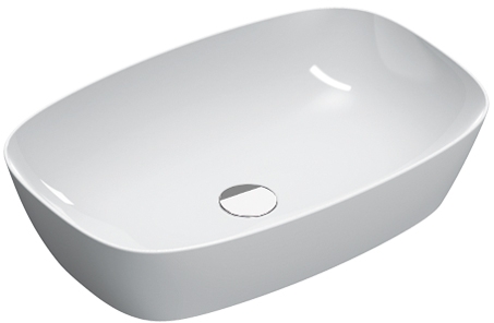 Catalano Alvea Waschbecken 60x40 cm oval Aufsatzwaschbecken weiß 0622600001