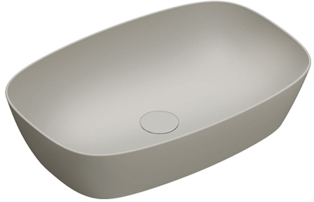 Catalano Green Waschbecken 60x40 cm oval Aufsatzwaschbecken grauer Stein 0622600023