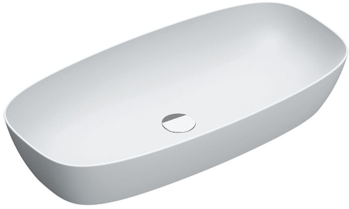 Catalano Green Waschbecken 80x40 cm oval Aufsatzwaschbecken weiß 0622800021