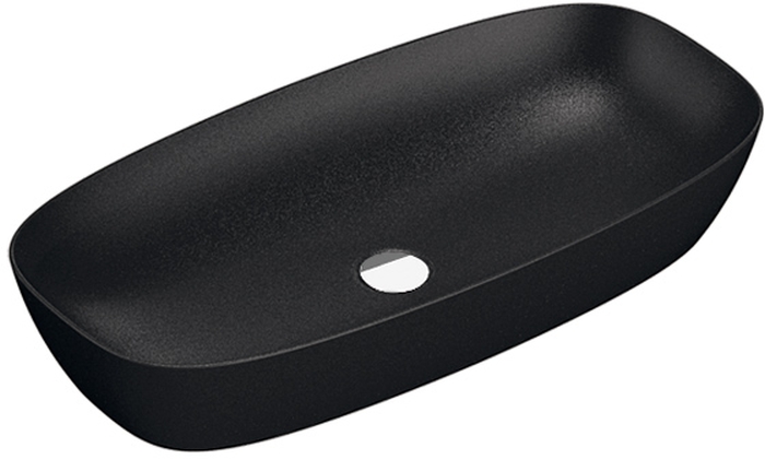 Catalano Green Waschbecken 80x40 cm oval Aufsatzwaschbecken schwarz 0622800022