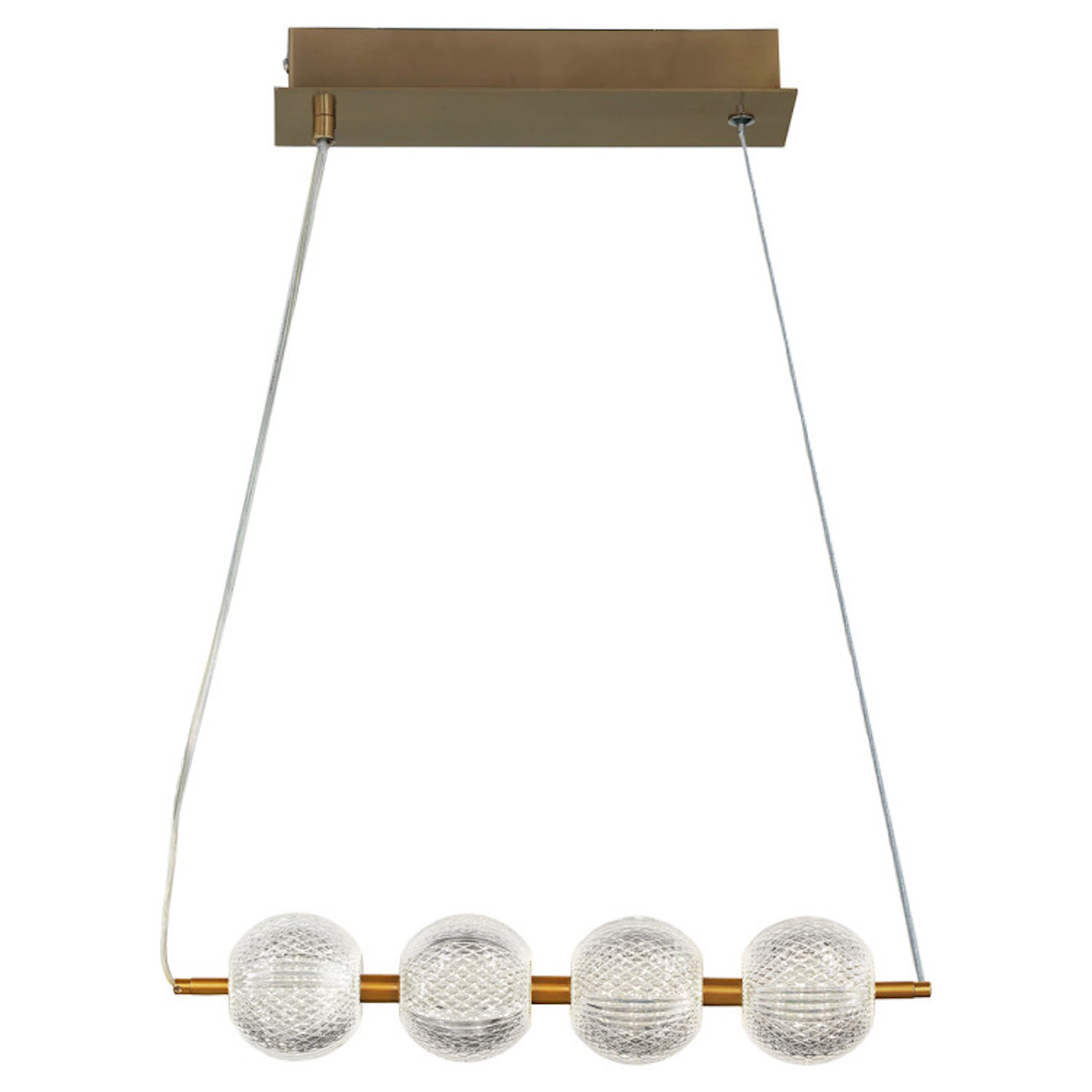 Light Prestige Diamond Pendelleuchte 4x5 W gold LP-2202/4LGD