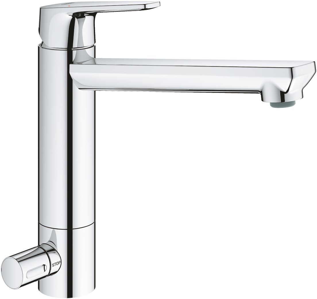 Grohe BauEdge Küchenarmatur Stehend StarLight Chrome 31696000