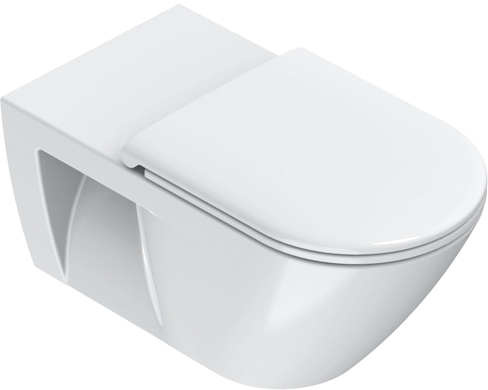 Catalano Sfera WC-Becken hängend Spülrandlos für Behinderte weiß 0911700001