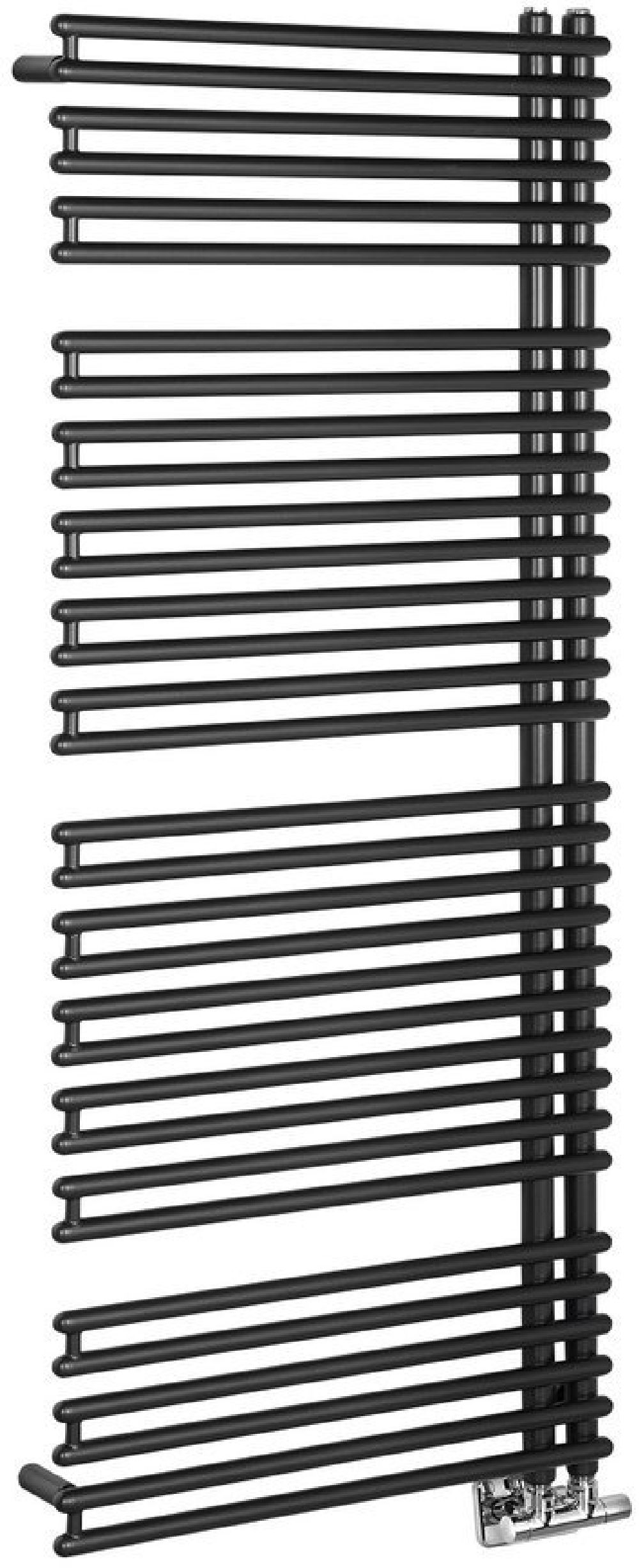 Aqualine Tubini Badezimmerheizkörper Leiter 145.4x59.6 cm graphit DC325T