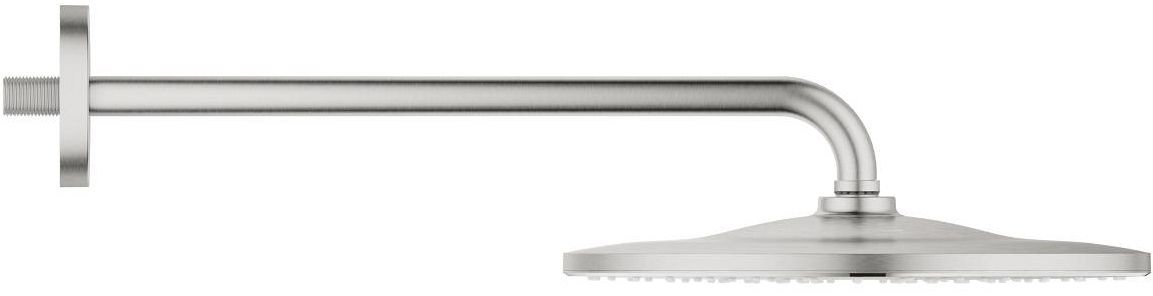 Grohe Rainshower Kopfbrause mit Arm 31x31 cm rund SuperSteel 26558DC0